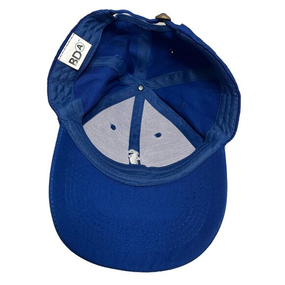 Blue Geico Adjustable Ball Cap White Embroidered Gecko Adult One Size - Picture 4 of 5